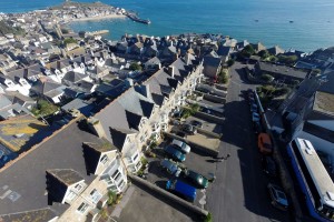 Aerial view of Blue Sky Bed and Breakfast